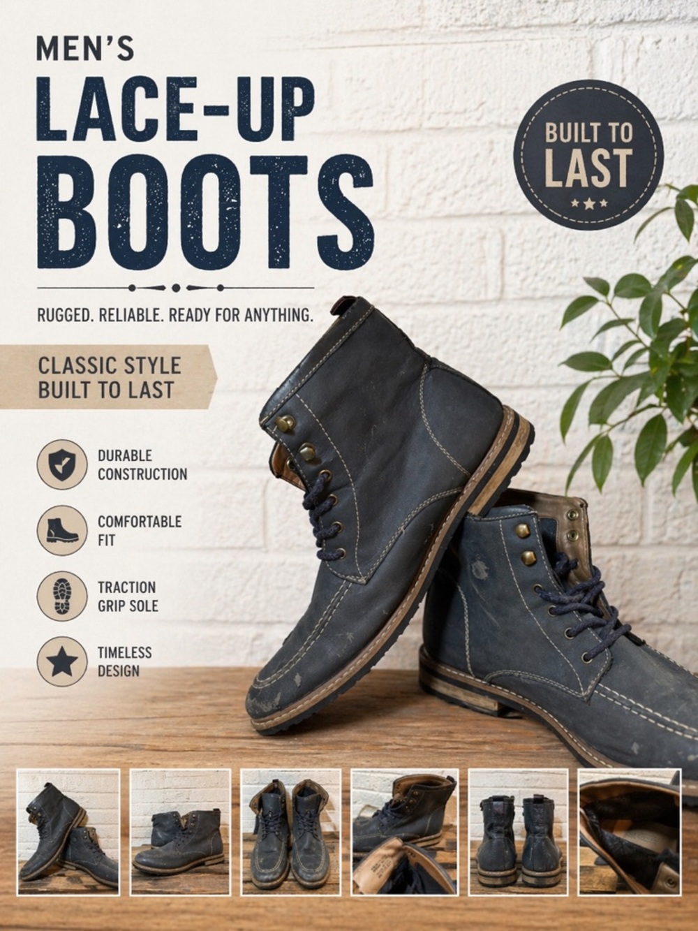 Call It Spring Men's Leather Boots